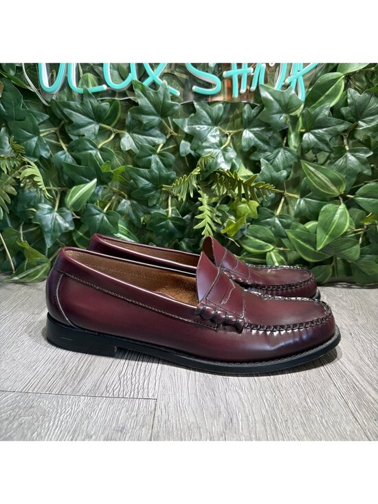 G.H. Bass Weejun Larson Penny Loafer Men\'s Shoes Burgundy Size 10.5 D main image 5